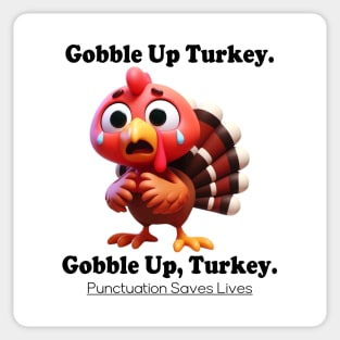 Gobble Up Turkey Sticker